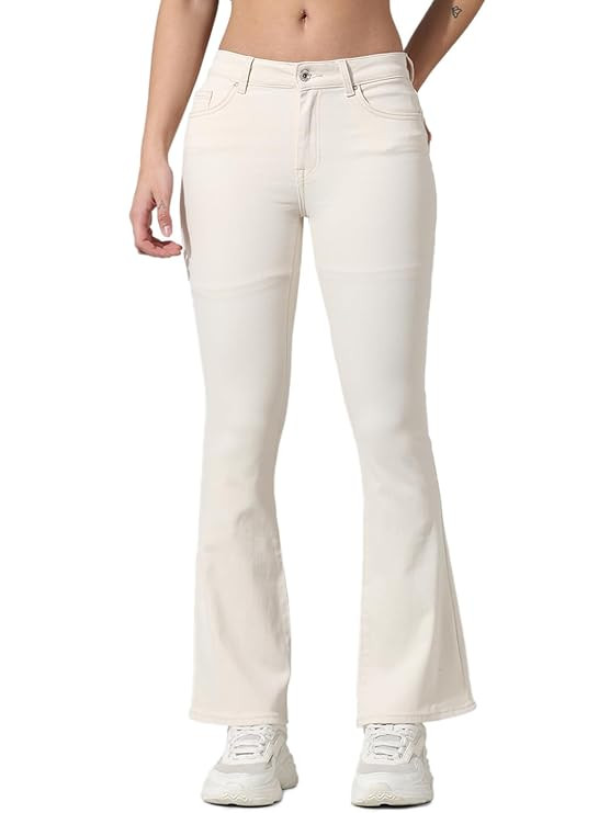ONLY Women's Fit & FLA Flared Fit Jeans