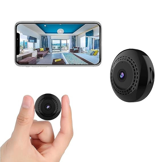 Mini WiFi Camera Small Size Security cam with Magnetic Surface for Baby Monitoring