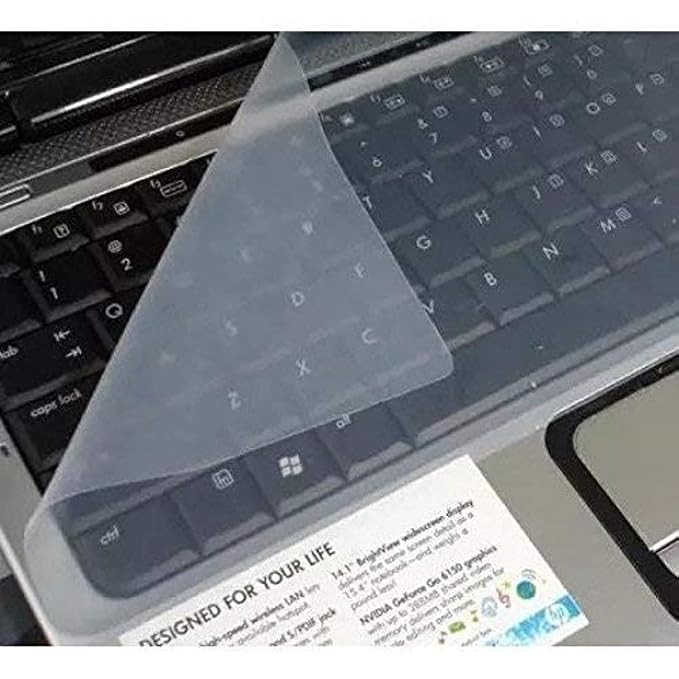 LAPSTER Quality Assured Universal Silicone 15.6" Keyboard Protector Skin|| Keyboard Dust Cover