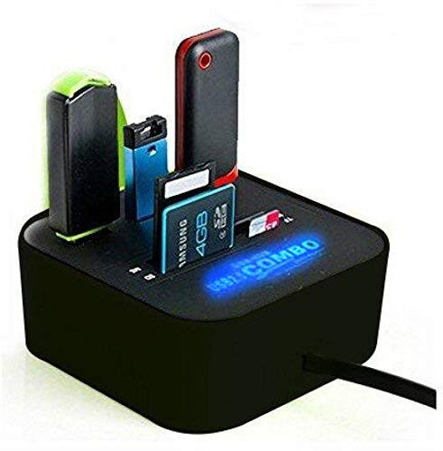 All in One Combo Card Reader for Pen Drive/Cameras/mobiles/PC/Laptop/Notebook/Tablet/or Docking Station