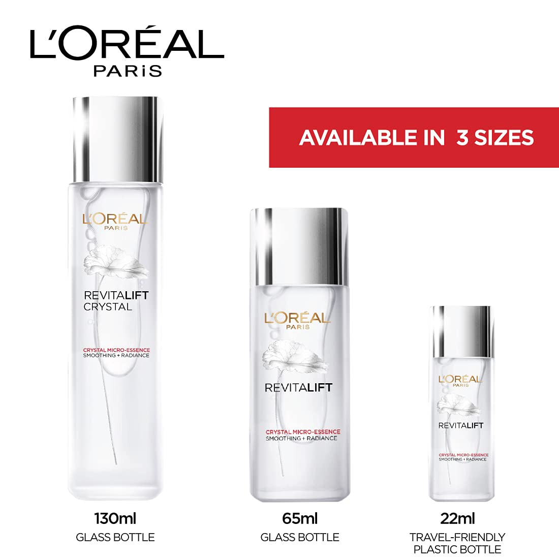 L'Oreal Paris Revitalift Crystal Micro-Essence, Ultra-lightweight facial essence