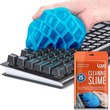 100gm Multipurpose Laptop Keyboard Cleaner Dust Cleaning Kit Slime Gel Jelly Putty Magic Super Clean Gel Keyboard Laptop Car Dashboard Accessories Electronic Gadget Product Cleaner